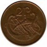 2 пенса 1996 г. Ирландия(9) - 2174 - аверс
