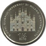 1\4 евро 2025 г. Италия(10) - 8880 - реверс