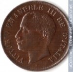 1 сентесеми 1904 г. Италия(10) - 8880 - реверс