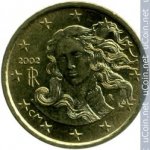 10 центов 2002 г. Италия(10) - 8880 - реверс