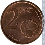 2 цента 2004 г. Италия(10) - 8880 - аверс