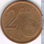 2 цента 2007 г. Италия(10) - 8880 - аверс