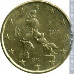 20 центов 2010 г. Италия(10) - 8880 - реверс
