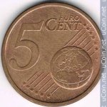 5 центов 2002 г. Италия(10) - 8880 - аверс