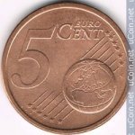 5 центов 2012 г. Италия(10) - 8880 - аверс