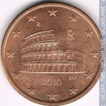 5 центов 2010 г. Италия(10) - 8880 - реверс