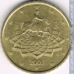 50 центов 2003 г. Италия(10) - 8880 - реверс
