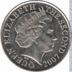 10 пенсов 2007 г. Джерси(7) - 1425 - аверс