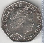 50 пенсов 2006 г. Джерси(7) - 1425 - аверс