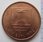 1 цент 1992 г. Кирибати(11) -566 - аверс