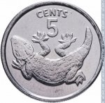5 центов 1979 г. Кирибати(11) -566 - реверс