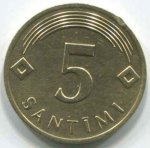 5 сантимов 2006 г. Латвия(13) - 10123 - аверс