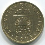 5 сантимов 2006 г. Латвия(13) - 10123 - реверс