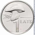 1 лат 2004 г. Латвия(13) - 10123 - реверс