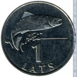 1 лат 2007 г. Латвия(13) - 10123 - реверс