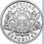 1 лат 2009 г. Латвия(13) - 10123 - аверс