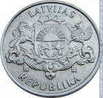 2 лата 1993 г. Латвия(13) - 10123 - аверс