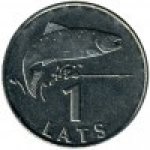1 лат 2008 г. Латвия(13) - 10123 - аверс