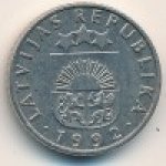 50 сантимов 1992 г. Латвия(13) - 10123 - реверс