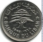50 пиастров 1968 г. Ливан(13) -367 - аверс