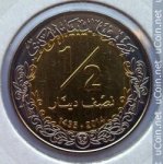 1/2 динара 2014 г. Ливия(13) - 975 - аверс