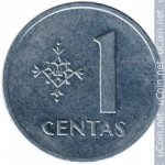 1 цент 1991 г. Литва(13) - 3049 - аверс
