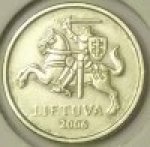 10 центов 2006 г. Литва(13) - 3049 - реверс