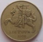 50 центов 2000 г. Литва(13) - 3049 - реверс