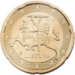 20 центов 2015 г. Литва(13) - 3049 - реверс