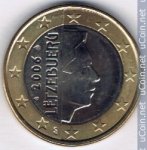 1 евро 2006 г. Люксембург(13) - 11445 - реверс