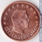 5 центов 2007 г. Люксембург(13) - 11445 - реверс