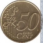50 центов 2004 г. Люксембург(13) - 11445 - аверс