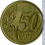 50 центов 2008 г. Люксембург(13) - 11445 - аверс