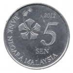 5 сен 2012 г. Малайзия(14) - 633 - аверс
