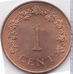 1 цент 1972 г. Мальта(14) -21569 - реверс
