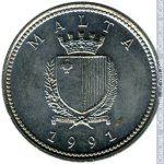 2 цента 1991 г. Мальта(14) -21569 - аверс