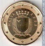 20 центов 2008 г. Мальта(14) -21569 - реверс