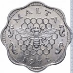 3 миля 1972 г. Мальта(14) -21569 - аверс