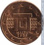 5 центов 2008 г. Мальта(14) -21569 - реверс