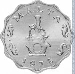 5 милей 1972 г. Мальта(14) -21569 - аверс