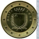 50 центов 2008 г. Мальта(14) -21569 - реверс