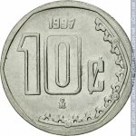 10 сентаво 1997 г. Мексика(14) - 901 - реверс