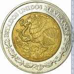 2 песо 2004 г. Мексика(14) - 901 - аверс
