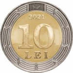 10 лей 2021 г. Молдова(14)-1078 - реверс