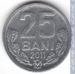 25 бани 2011 г. Молдова(14)-1078 - аверс