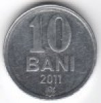 10 бани 2011 г. Молдова(14)-1078 - аверс