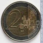 2евро 2001 г. Монако(14) - 24725 - реверс