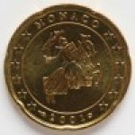 20 центов 2001 г. Монако(14) - 24725 - реверс