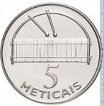 5 метикал 2006 г. Мозамбик(14) -808 - реверс