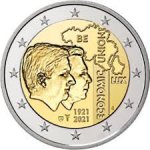 2евро 2021 г. Бельгия(3) - 15089 - реверс
